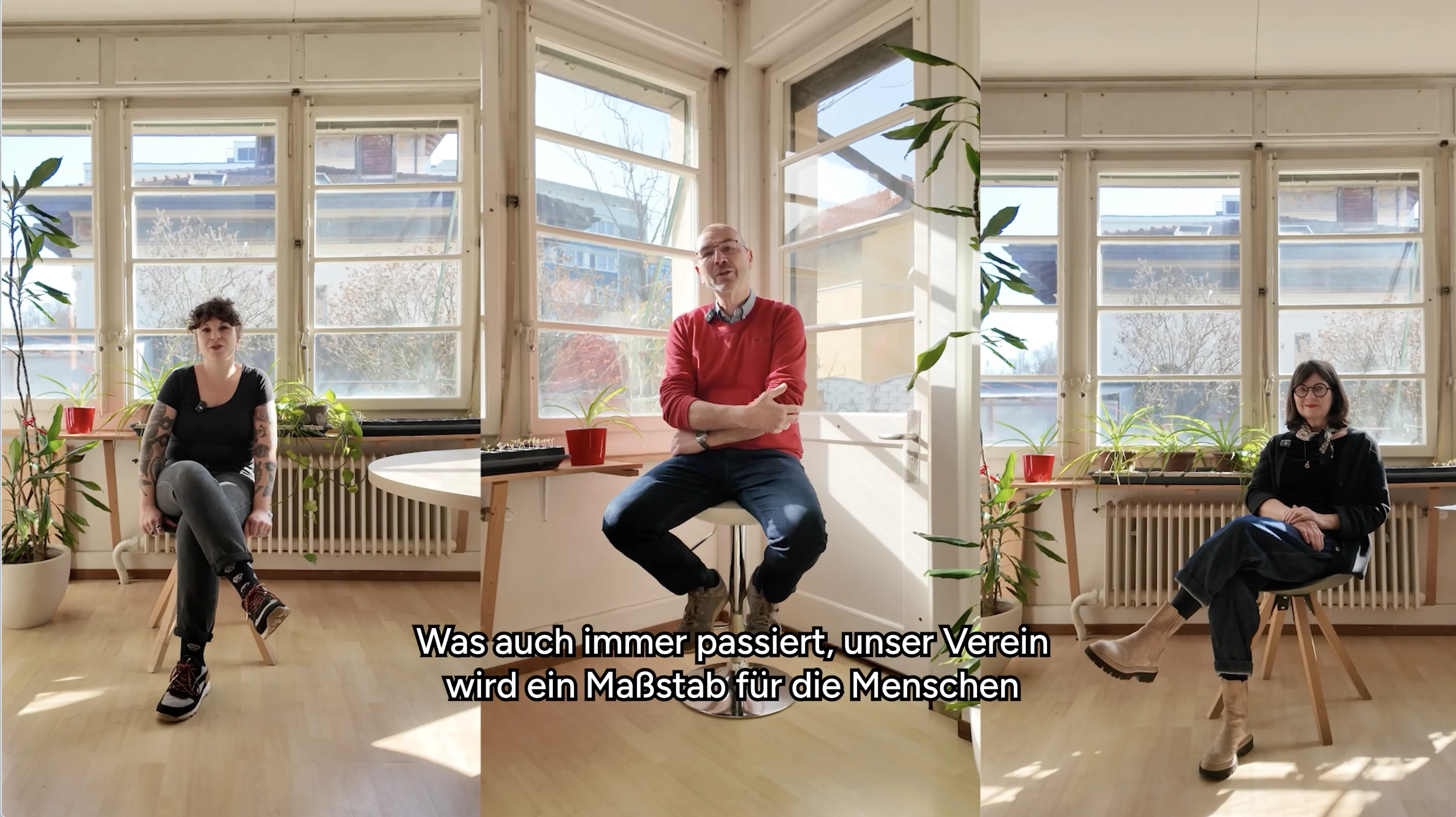Interviews dans les locaux de l’association. Fribourg, mars 2026