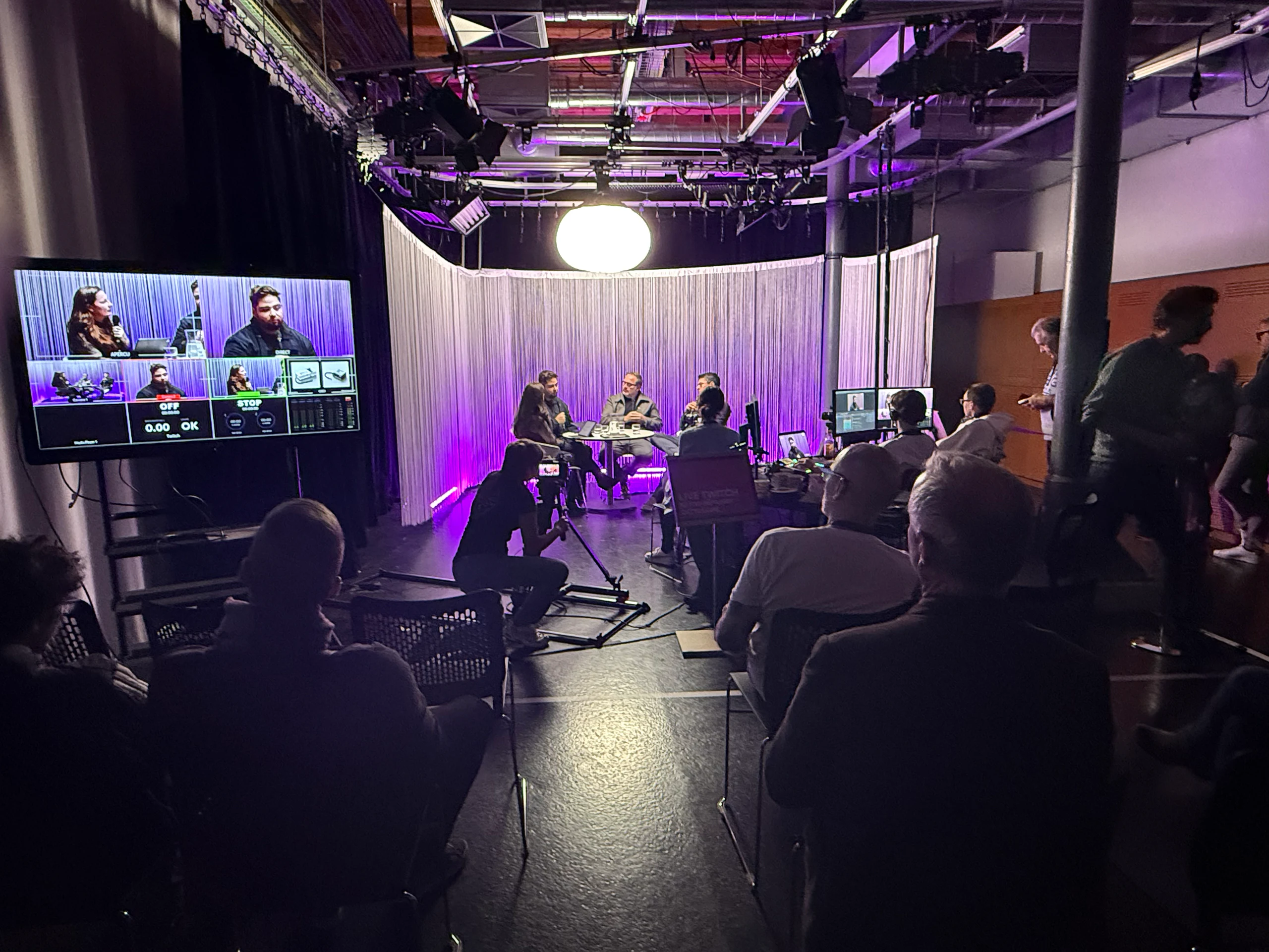 Réalisation émission Twitch en live durant les Journées Portes Ouvertes 2025